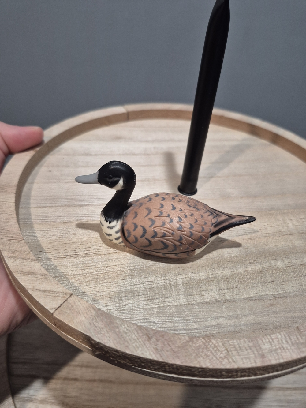 Vintage Enesco 1980s Canada Goose Resin Figurine Mini 3.25inches - Picture 4 of 11